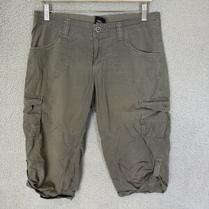 Kuhl Capri Pants Womens 10 Gray Hiking Outdoor Travel Cargo